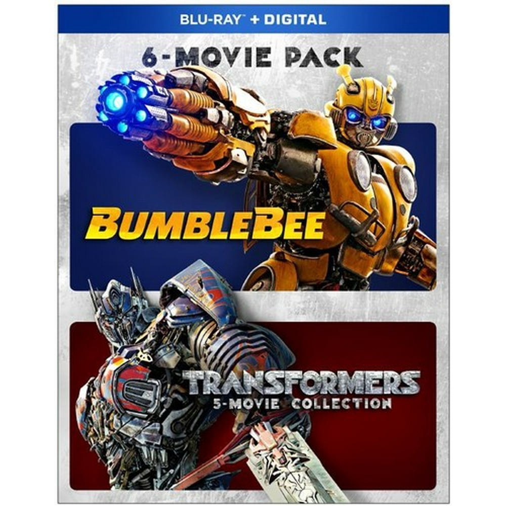 Paramount Bumblebee and Transformers 6Movie Pack (Bluray) Walmart