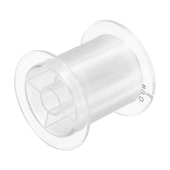 Uxcell 328Yard/984FT Nylon Fishing Line, 3Lb Monofilament String Wire Fluorocarbon Coated for DIY Craft, Clear