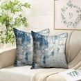 thumbnail image 2 of Abstract Pillow Covers 18x18 Inch Set of 2 Abstract Rust Art Painting Decorative Throw Pillows Modern Artwork Square Couch Decor for Living Room Couch Home Chair 68D, 2 of 6