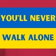 thumbnail image 3 of CafePress - You'Ll Never Walk Alone Pro Ukraine T Shirt - Men's Classic Graphic Cotton T-Shirt, 3 of 4