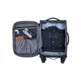 thumbnail image 3 of Wrangler 20-inch Expandable Rolling Carry-on w/ 360° 8-Wheel System , Navy, 3 of 7