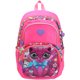 thumbnail image 1 of Mochila escolar con bolsillo con cremallera Mochila de gran capacidad para estudiantes resistente al desgasteRose Red, 1 of 9