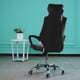 thumbnail image 5 of Fundas para sillas de oficina, fundas para sillas, fundas para asientos, protectores para sillones reclinables Negro, 5 of 8