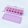 thumbnail image 1 of Bandeja cuadrada for cubitos de hielo de 12 cavidades, molde de silicona flexible for una fácil liberación, material apto for uso alimentario, 1 of 2