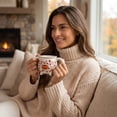 thumbnail image 5 of Multicolor Halloween Cauldron Mug, Footed Ceramic Pumpkin Drinkware, Orange White Black Seasonal Cup, Versatile Tableware for Hot Drinks, Holiday Parties and Daily Use, 5 of 5
