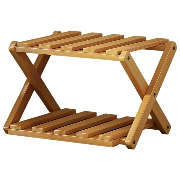 olkpmnmk Folding Shoe Rack,Vertical Shoe Rack,Narrow Shoe Rack,2026 Upgraded Foldable Space-Saving Corner Organizer For,Narrow Shoe Shelf for Entryway Closet Dorm,Wood Shoe Rack,1 Pack,10.2"x7.8"