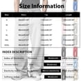 thumbnail image 5 of WULMLEO Men's Wide Leg Sweatpants with Pockets Drawstring Loose Fit Baggy Athletic Pants for Fall Casual White L, 5 of 9