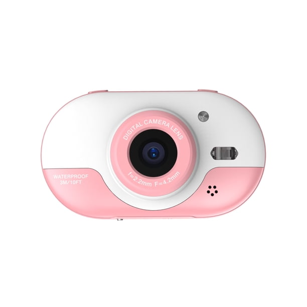 Cámara digital para niños de 8 MP Cámara impermeable para niños con pantalla frontal y trasera