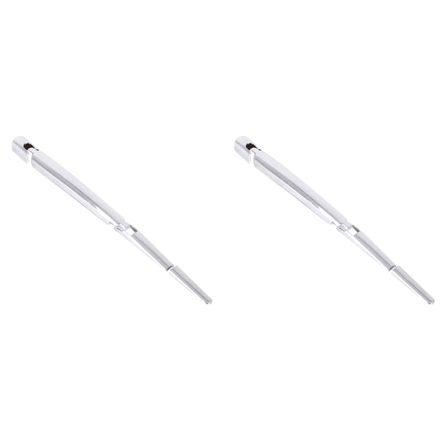 2X for H-1 Grand Starex I800 ILoad 2008-2020 Exterior Accessories ABS Chrome Rear Window Wiper Cover Trim