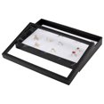 thumbnail image 3 of 2xRings Display Box 36 Slot Con Tapa Transparente Vitrina Para Colgante Blanco Zulema  sostenedor del anillo, 3 of 5