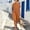 A_ Orange, variant on PRINxy Women's V Neck Short Sleeve Midi Dress with Pockets Casual Loose Cotton Linen Summer Dress for Daily Errands Outdoor Walks Mint Green XL