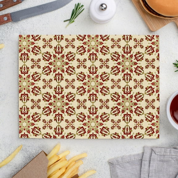 Place Mats Set,Decorative Table Place Mats For For In Door Dinning,Heat Insulation Stain Resistant Table Mats