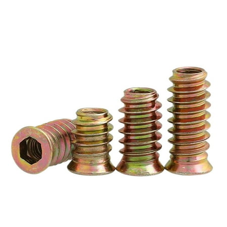 

M6/M8/M10 male flat head hexagon socket furniture screws 20 pcs/pack (M6*25mm) (1 set)