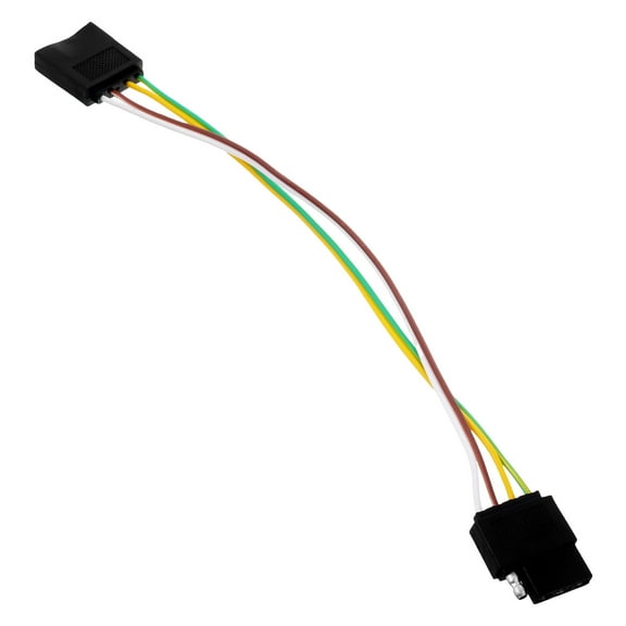 KAKOWELY 1Pack Towing Harsh Environments Copper Rubber Metal Trailer Light Wire for Trailer Harness 4 Pin Design