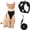 Black, variant on Moonsky Cat Leash and Harness Set, Lightweight Reflective Pet Walking Lead for Outdoor Travel and Safety Training