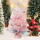 thumbnail image 1 of Mini Árbol Navideño de Mesa, Estrella Led y Adorno, Modos de Brillo, Base Estable, Decoración Navideña para Interiores, Celebraciones de Navidad y Año Nuevo, Hongo con Pilas, Material de Pvc, 30 Cm, 1 of 6