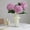6, variant on Vibrant Pink 3-Stalk Artificial Hydrangea Bouquet - Ideal for Home, Wedding, and Holiday Decor