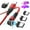 Red, variant on USB C Magnetic Charging Cable: 180° Bent Magnet Adapter, 360° Rotating Tips [3pcs], Nylon Braided Cord for Type C Devices | Free USB-C to USB-A converter(Black, 1M)