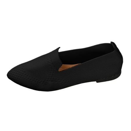 NIEWTR Loafers for Women Slip On Comfort Leather Tassel Dress Shoes Flats Shoes Boat Shoe Casual Shoes Women s Loafers Platform (9 Black)