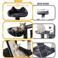 thumbnail image 4 of ZYPPP Multi-Level Cat Tree for Indoor Cats Cat Tree Tower for Large Cats with Sisal-Covered Scratching Posts, Condo, Stable Cat Tower, Cat Furniture Play Center for Indoor Cats Activity Graphite Gray, 4 of 10