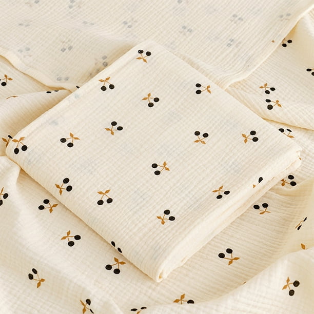 Accesorios de baño para recién nacidos, toalla de baño de gasa de doble capa, adecuada para bebés recién nacidos para absorber agua en verano, toalla de baño fina, manta de algodón.