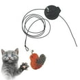 thumbnail image 2 of Juguetes de cuero para gatos Varita interactiva para rascar para gatos de interior que juegan F F, 2 of 7