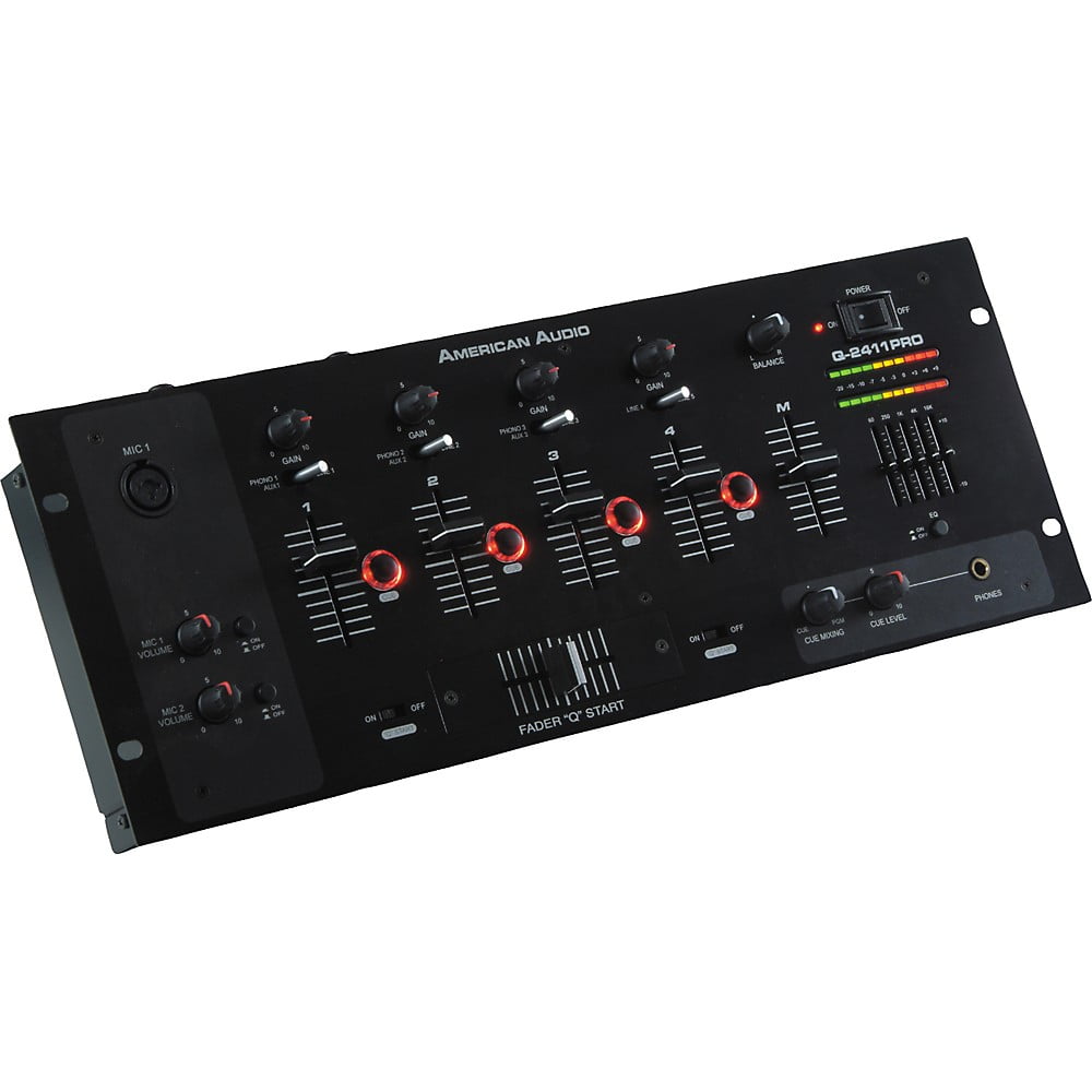 American Audio Q2411 PRO 4Channel DJ Mixer