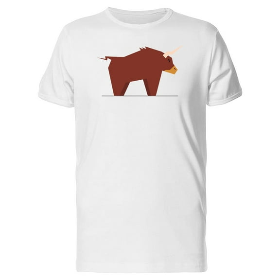 Bull In Flat Style, Male Medium