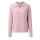 thumbnail image 2 of Suéter Dama Gibobby Ropa de moda Mujer Suéter Casual Solapa Color sólido Slim Fit Cuello en V Rosa XL, 2 of 5