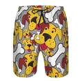 thumbnail image 4 of Kdxio Cute Dog Pattern Mens Casual Shorts - Drawstring Summer Beach Sports Shorts for Men, 4 of 9