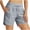 Gray, variant on Women's 7" Athletic Running Long Shorts Workout Hiking Shorts Quick Dry High Waisted Active Zipper Pocket, 2026 Summer Trendy