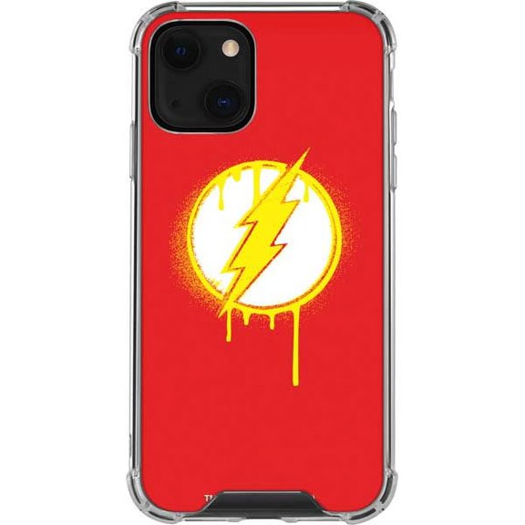 Skinit DC Comics Flash Emblem Drip iPhone 13 Clear Case