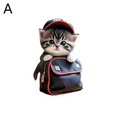 thumbnail image 4 of Cute Shaped RearView Mirror Pendant Auto Interior Car Realistic Animal Hanging Interior Decoration (Flat Car Ornament 2D), 4 of 9