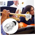 thumbnail image 4 of COOPHYA 1Pcs Trumpet Muffler Silver ABS Compact for Musical Instruments and Accessories with Durable, 4 of 8