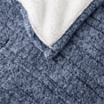 thumbnail image 5 of True North by Sleep Philosophy Contemporary Fabric Heated Throw in Blue, 5 of 10