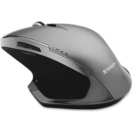 - Verbatim, VER98622, Wireless Desktop 8-Button Deluxe Mouse, 1, Graphite