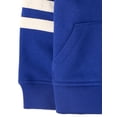 thumbnail image 3 of The Children's Place Baby and Toddler Boys Active Long Sleeve Varsity Stripe Premium Fleece Hoodie, Sizes 6M-5T, 3 of 4