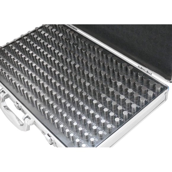 Juego de Calibradores de Clavijas de Acero Accusize Industrial Tools 0.251-0.500 Pulgadas Menos Clas