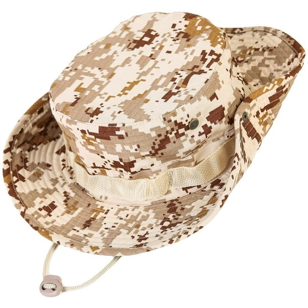 Boonie Hats For Men Camo Bucket Hat Adult Fishermans Hat