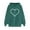 Green, variant on QUINDOS Womens Hoodies Pullover Plus Size Womens Sweatshirts and Hoodies Casual Long Sleeve Graphic Crew Neck Pullover Tops