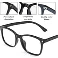 thumbnail image 4 of Blue Light Blocking Glasses for Screen Time, Anti Eye Strain Computer Glasses with UV Protection, Lightweight Non-Prescription Eyewear for Men and Women, 4 of 7