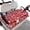 Santa, variant on Whosucclay Retro Floral Print Golf Cart Seat Protector, with Storage Pockets With 4 Storage Pockets Golf Cart Seat Cover for Club Car Yamaha EZGO, 52.36"x 32.28"
