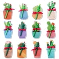 thumbnail image 1 of Set de notas adhesivas Easasty Cactus, 24 unidades, con bolígrafo, para regalo de Navidad, 1 of 7