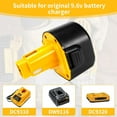 thumbnail image 3 of 2Pack 9.6V DW9062 Ni-MH Replacement for Dewalt 9.6Volt Battery DW9061 DW926 DC750KA DW955K DW955 DW926K-2 DW926K DW902 DW050 DE9062 DE9061, 3 of 13