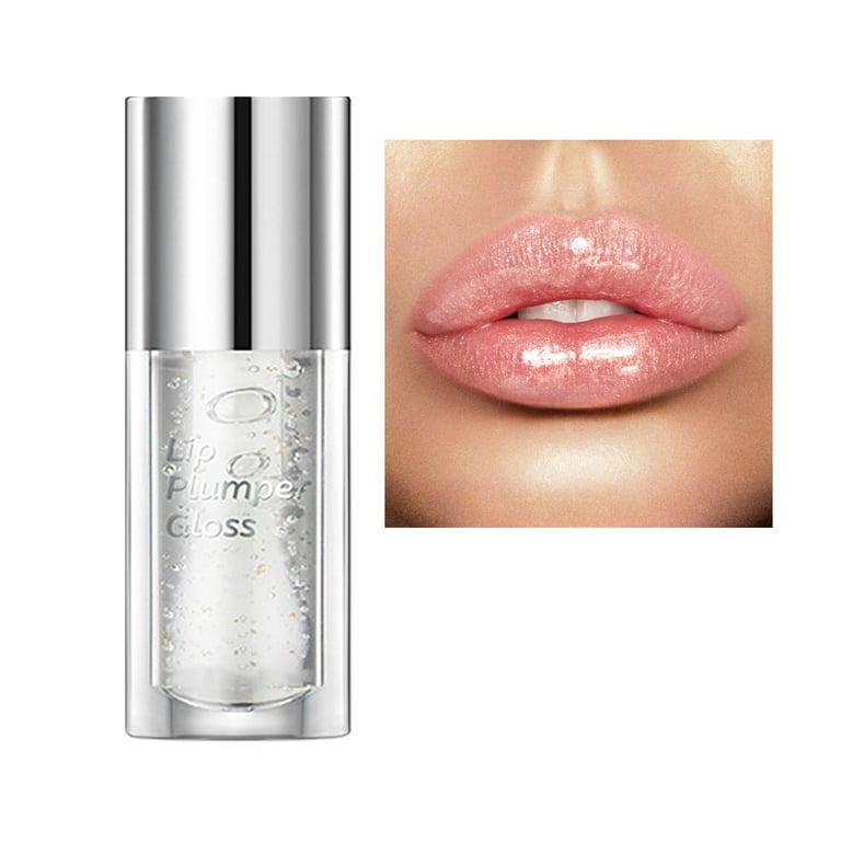 Hibro Vegan Lip Gloss Flavoring Glitter Lip Topper Fruit Series Lip Oil Glass Lip Moisturizing Transparent Lip Gloss Exfoliating Lip Balm Lightenings