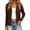 Brown, variant on Staron Women Zip Hooded Lightweight Soft Long Sleeve Solid Casual Basic Slim Fall Spring Sweater Jacket, Black M
