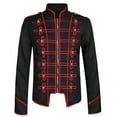 thumbnail image 1 of FcBaudy Robe de Cour, Robes pour Femmes, Robes d'Été pour Femmes Hommes Décontractées Unies d'Halloween à Manches Col Montant Steampunk Gothique Blazer Veste Robe de Cour, 1 of 4
