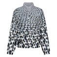 thumbnail image 5 of Jackets for Women Winter Coat Jackets Flannel Stand Collar Jacket(Endless Sea of Soccer Balls,Size:S-4XL), 5 of 7