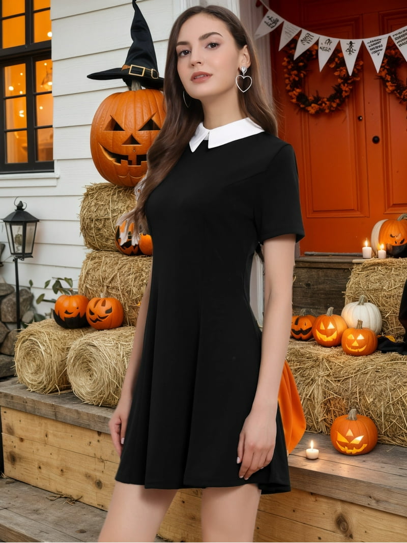 green emerald velvet dress Anais Merino Wool Ponte Fit & Flare Dress - Black – Anais Fit & Flare Dress main image 0