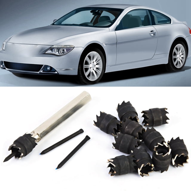 Taladro Cortador De Soldadura Por Puntos, 13 Piezas De Herramientas De Extracción De Doble Cara Para Soldadura De Automóviles, Material De Acero